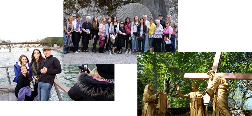 Pilgrimage collage Pilgrimage collage