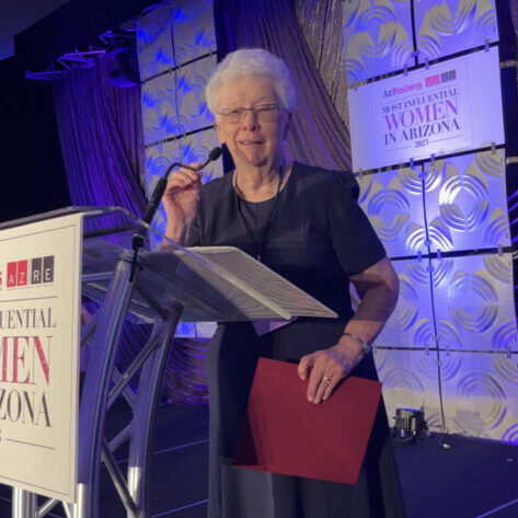 Sr. Joan Accepts Icon Award